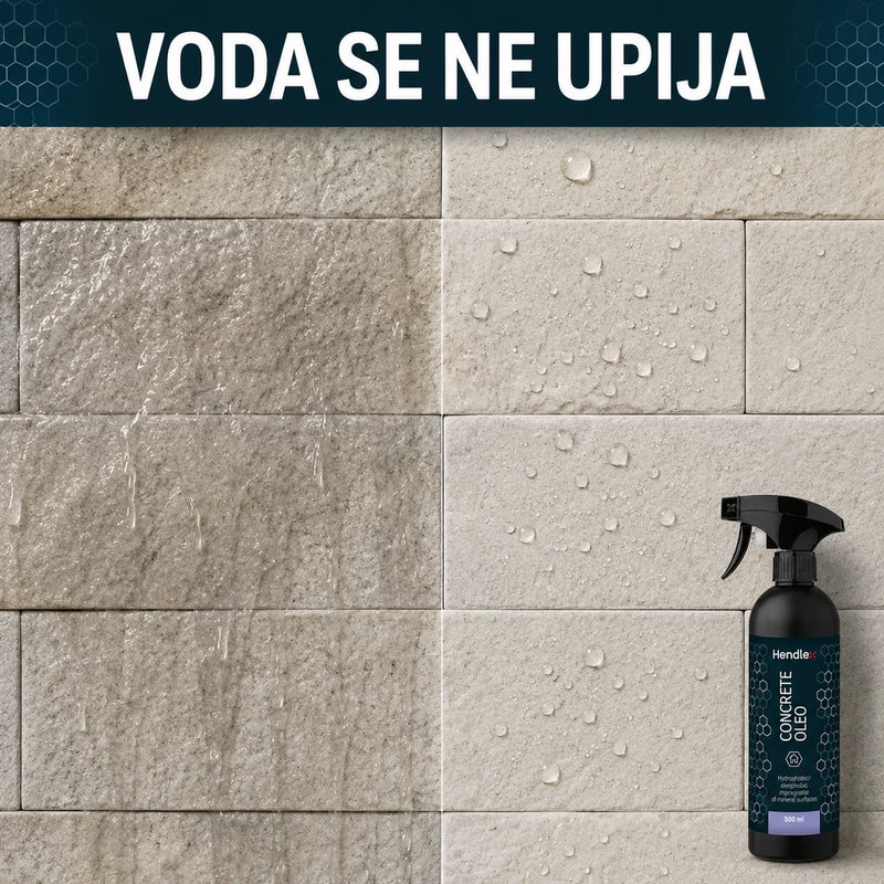 CONCRETE OLEO – zaštita betona, kamena i fasadnih površina 500 ml