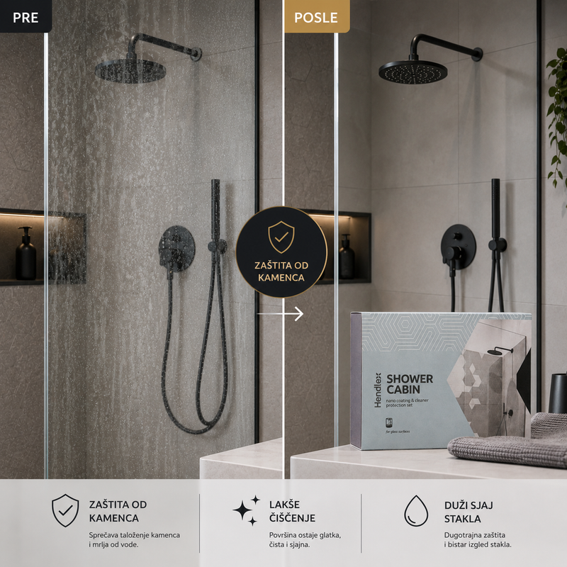 Shower Cabin Set Zaštita za Staklene Tuš Kabine